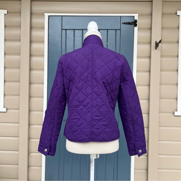Ralph Lauren Purple Quilted Jacket Women’s Size MP - Picture 3 of 8